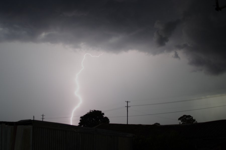 cumulonimbus thunderstorm_base : Schofields, NSW   31 January 2008