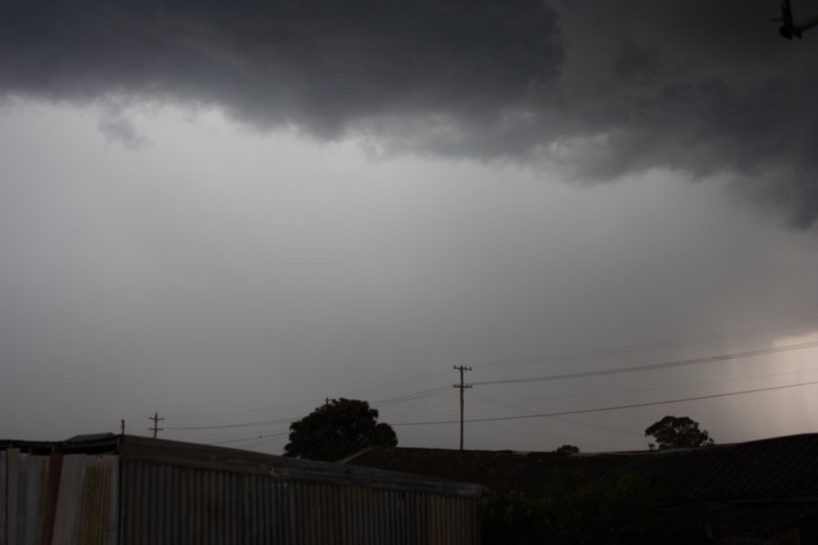 cumulonimbus thunderstorm_base : Schofields, NSW   31 January 2008