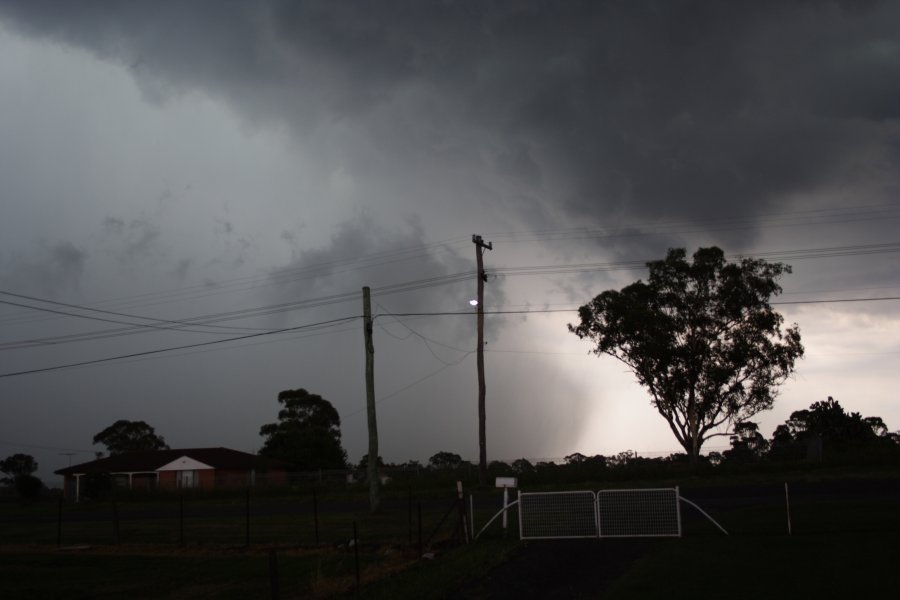 cumulonimbus thunderstorm_base : Schofields, NSW   31 January 2008