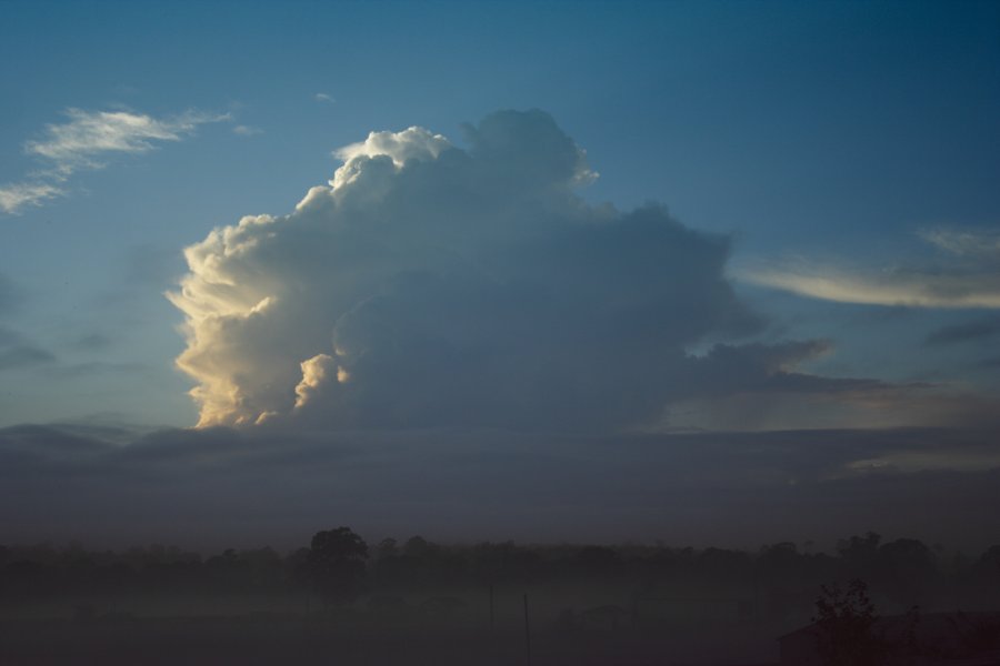 thunderstorm cumulonimbus_incus : Schofields, NSW   24 March 2008