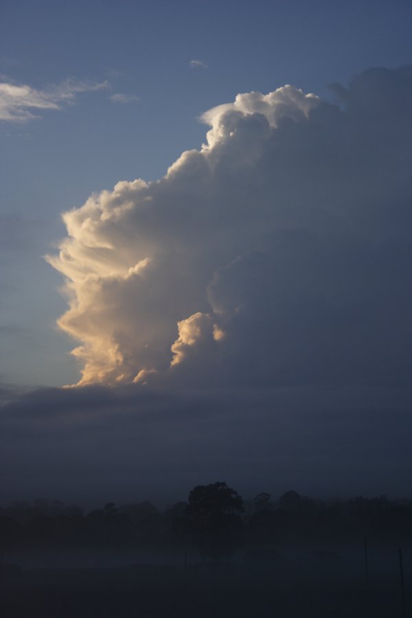 thunderstorm cumulonimbus_incus : Schofields, NSW   24 March 2008