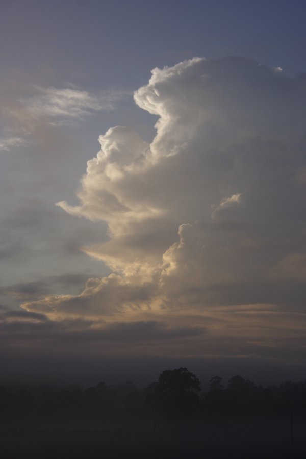 thunderstorm cumulonimbus_incus : Schofields, NSW   24 March 2008