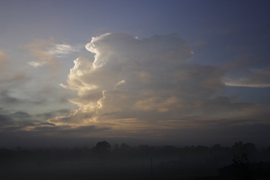 thunderstorm cumulonimbus_incus : Schofields, NSW   24 March 2008