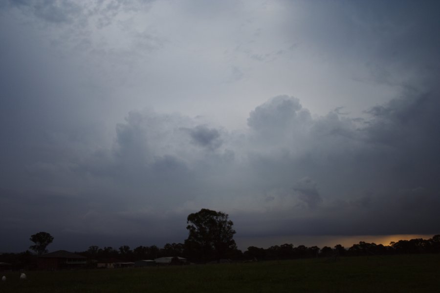 cumulonimbus thunderstorm_base : Schofields, NSW   24 March 2008