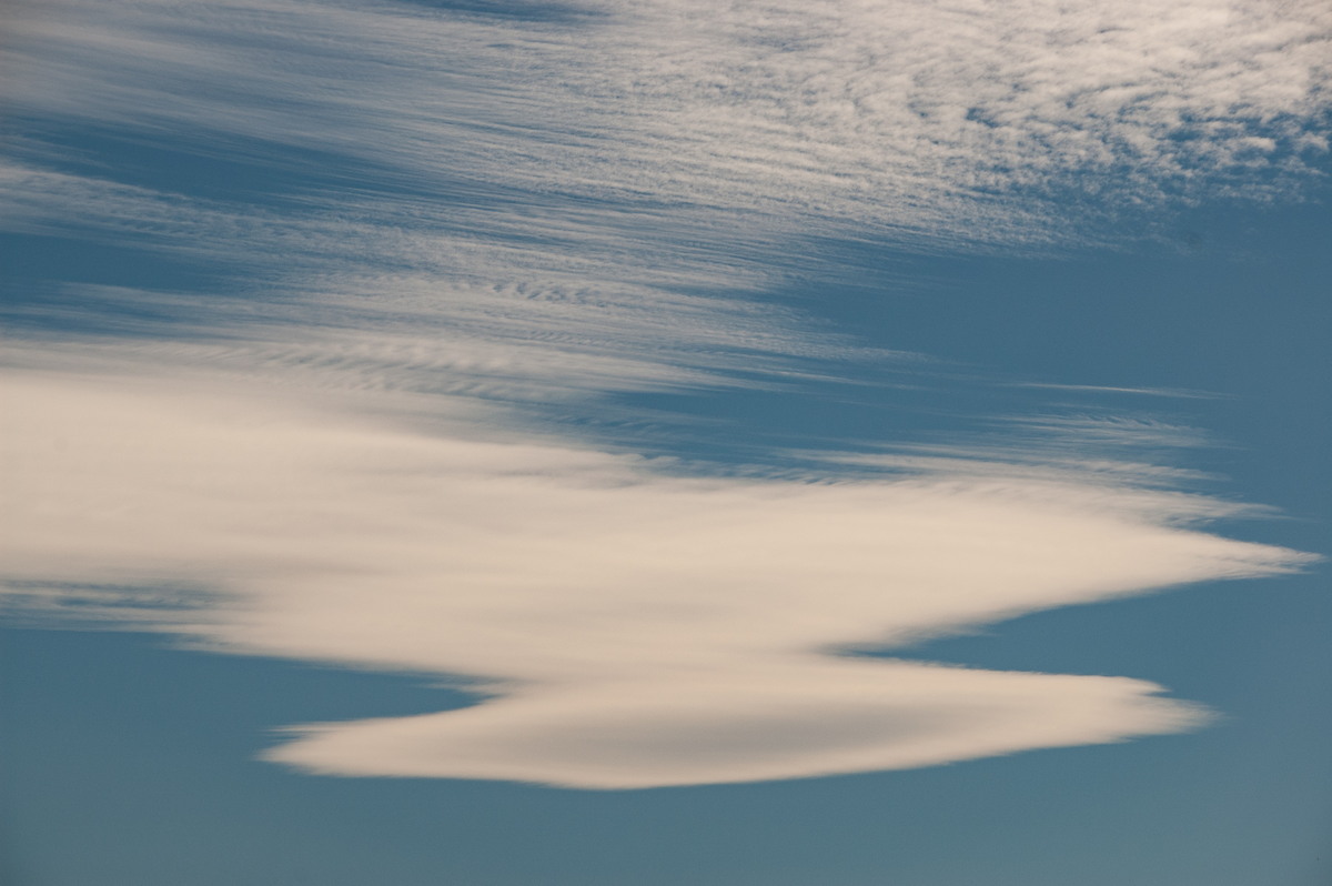 altocumulus lenticularis : McLeans Ridges, NSW   1 August 2008