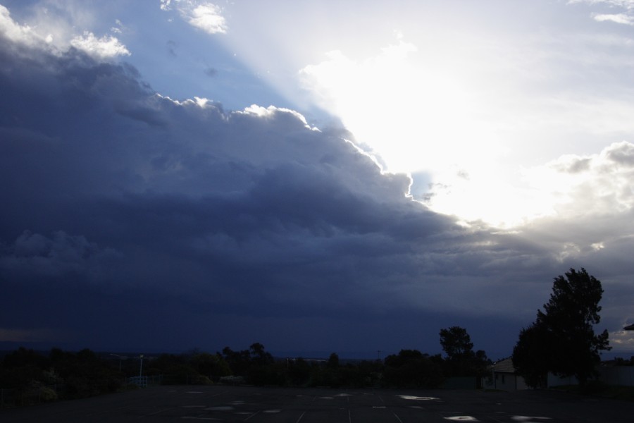 anvil thunderstorm_anvils : Quakers Hill, NSW   14 September 2008