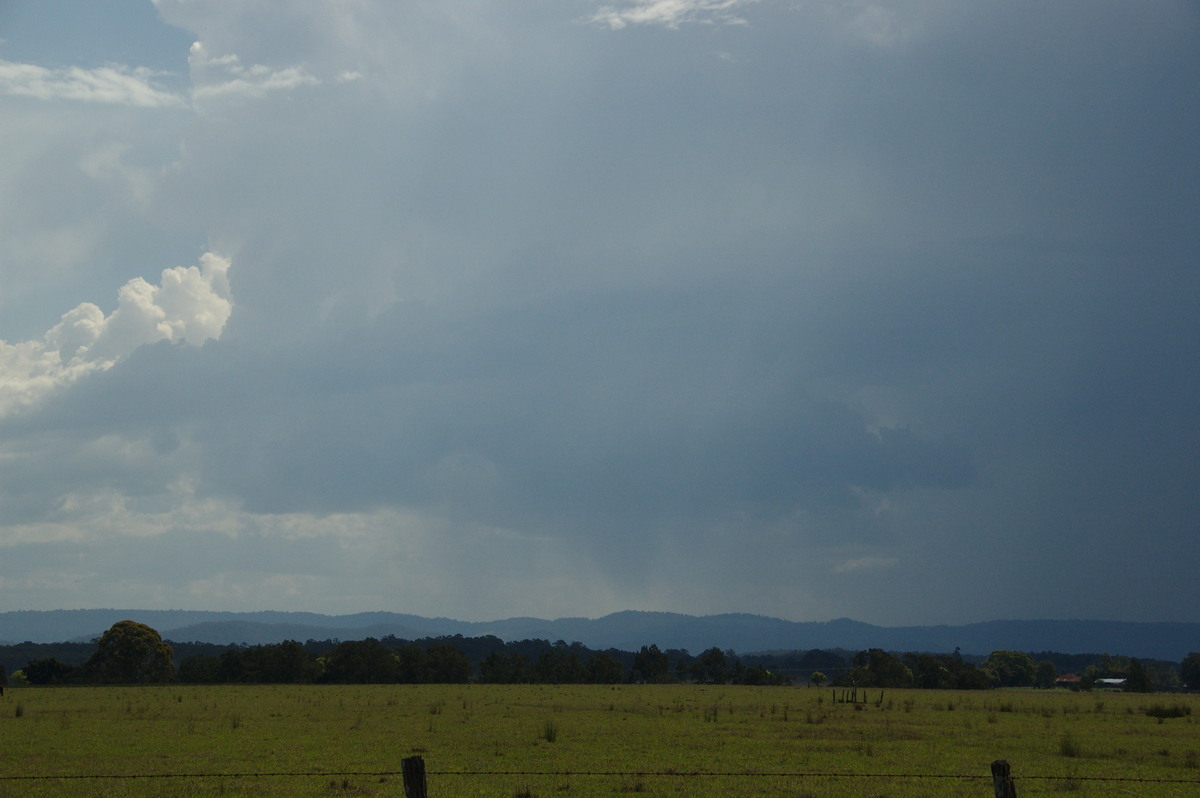 cumulonimbus thunderstorm_base : N of Casino, NSW   21 September 2008