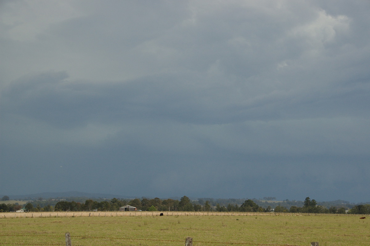 cumulonimbus thunderstorm_base : N of Casino, NSW   21 September 2008