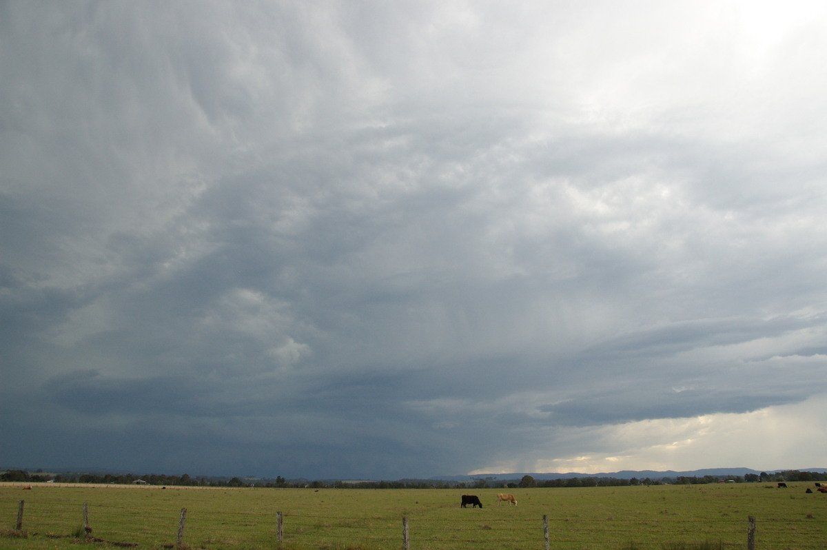 cumulonimbus thunderstorm_base : N of Casino, NSW   21 September 2008