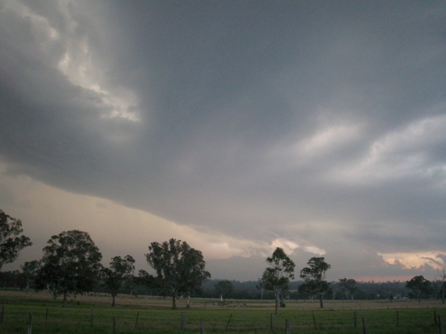 cumulonimbus thunderstorm_base : near Muswelllbrook, NSW   5 October 2008