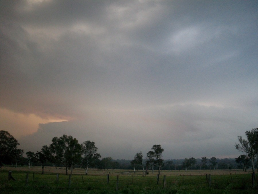 cumulonimbus thunderstorm_base : near Muswelllbrook, NSW   5 October 2008