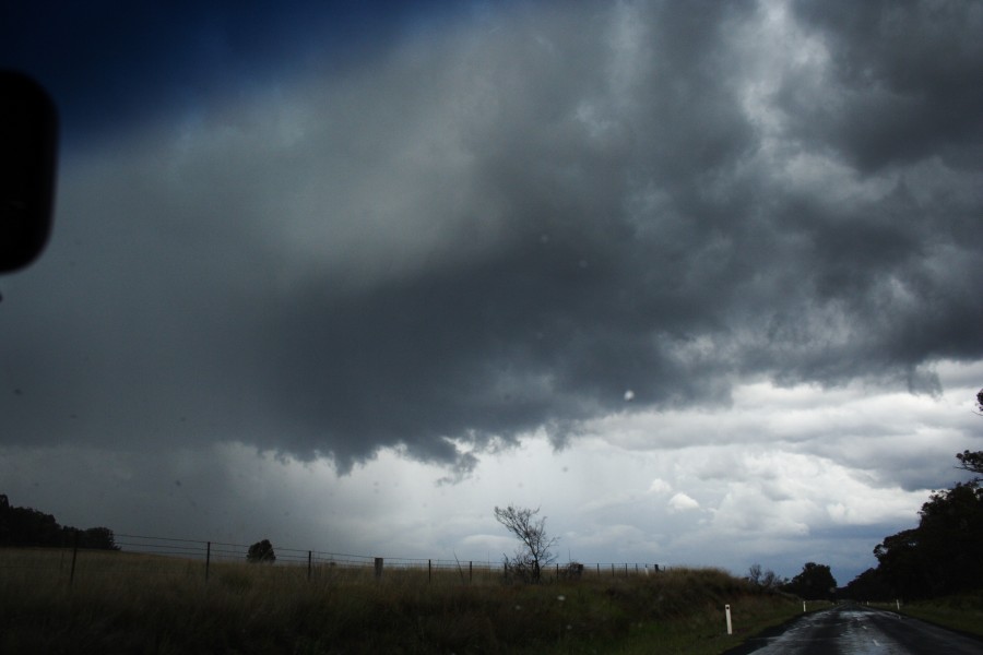 cumulonimbus thunderstorm_base : N of Ulan, NSW   10 October 2008