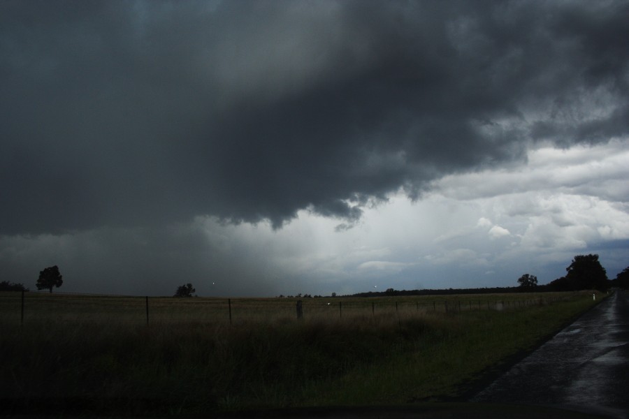 raincascade precipitation_cascade : N of Ulan, NSW   10 October 2008