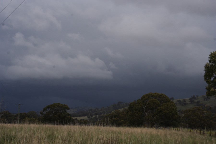 cumulonimbus thunderstorm_base : N of Merriwa, NSW   14 October 2008