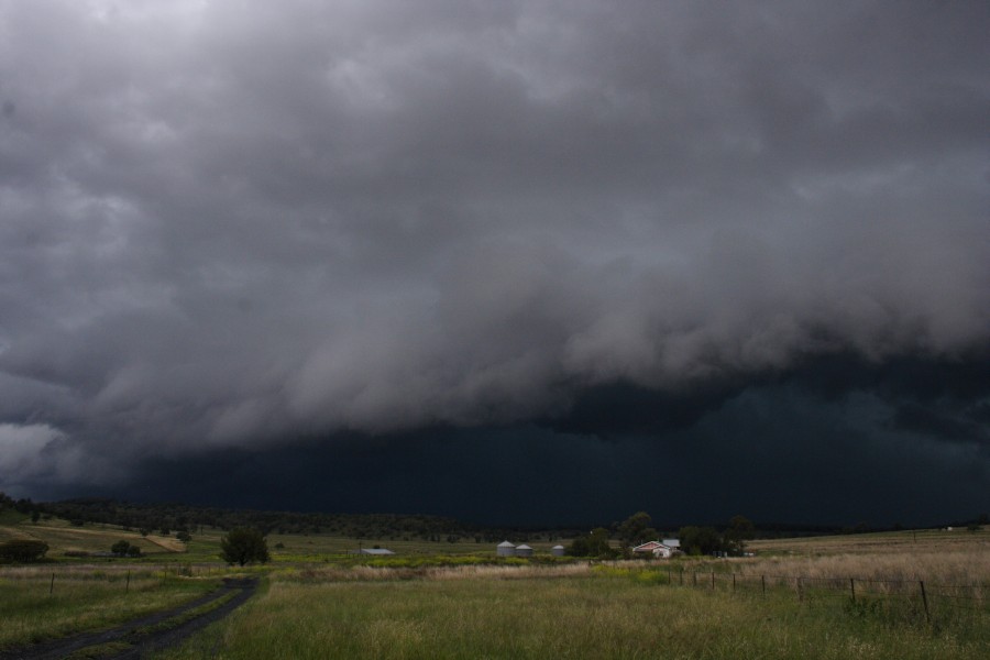 cumulonimbus thunderstorm_base : W of Gunnedah, NSW   14 October 2008