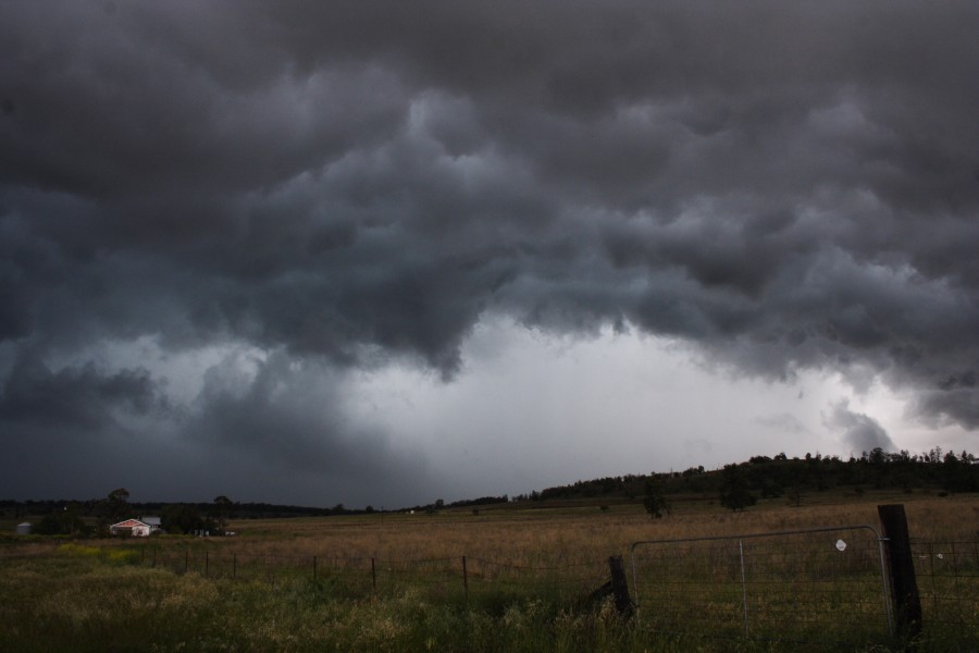 raincascade precipitation_cascade : W of Gunnedah, NSW   14 October 2008