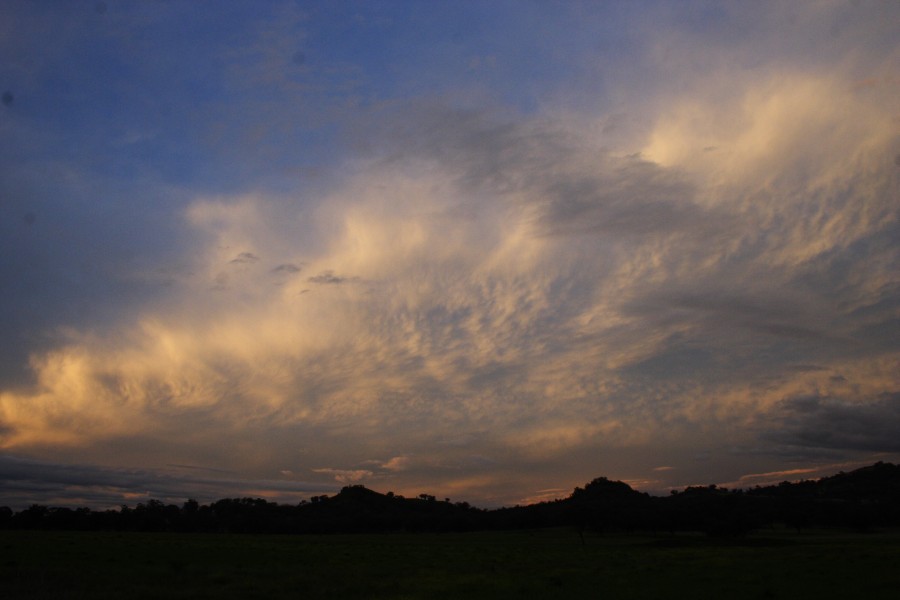 sunset sunset_pictures : near Willow Tree, NSW   14 October 2008