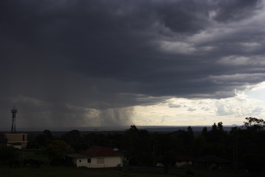 cumulonimbus thunderstorm_base : Riverstone, NSW   19 October 2008