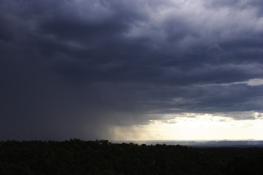 cumulonimbus thunderstorm_base : Glenorie, NSW   19 October 2008