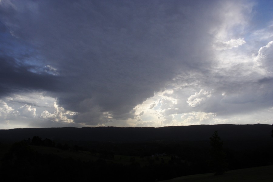 anvil thunderstorm_anvils : Kurrajong, NSW   20 October 2008