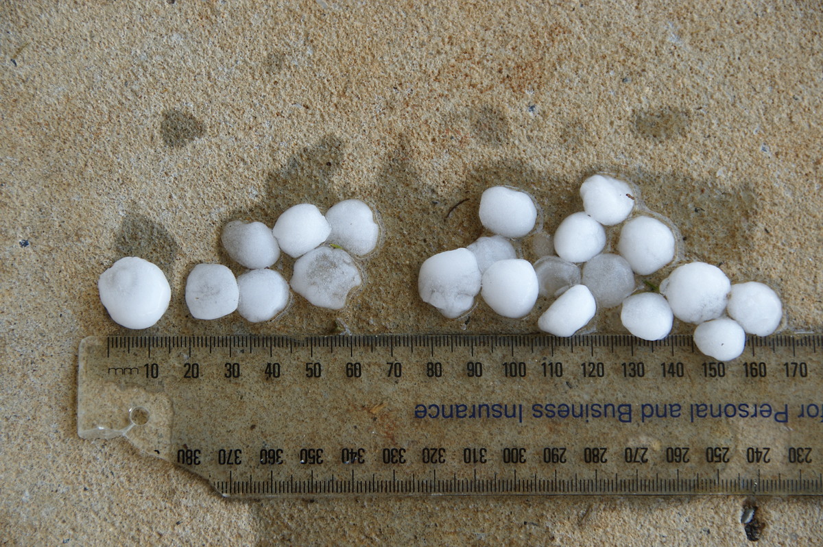 hailstones hail_stones : McLeans Ridges, NSW   22 October 2008