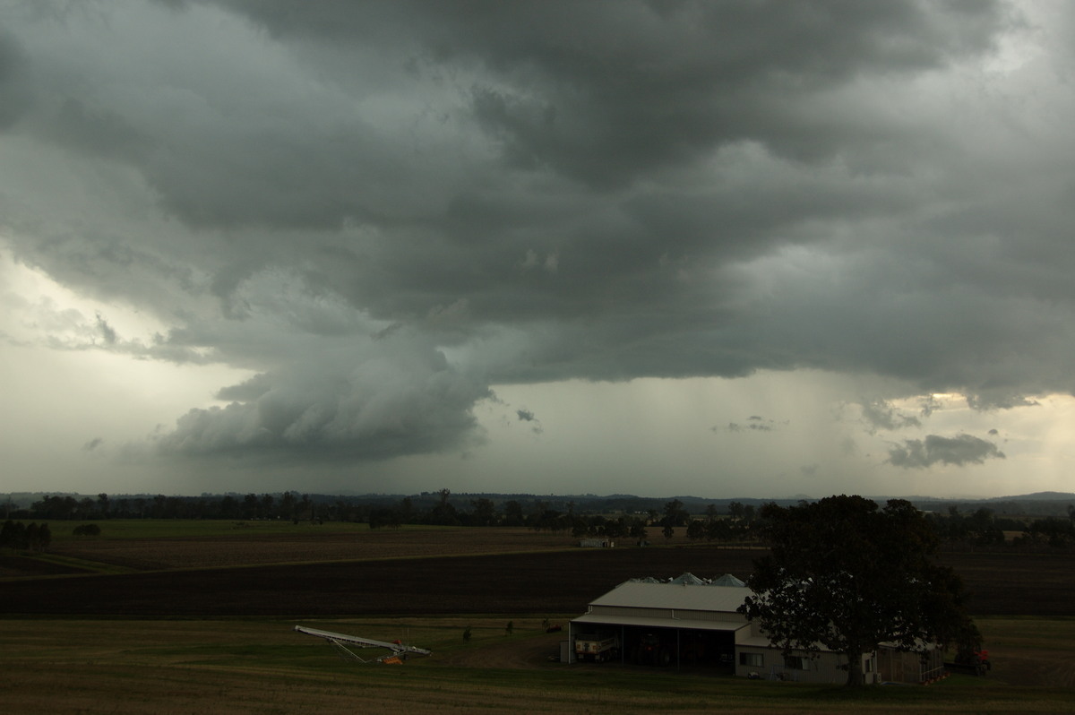 cumulonimbus thunderstorm_base : N of Casino, NSW   15 November 2008