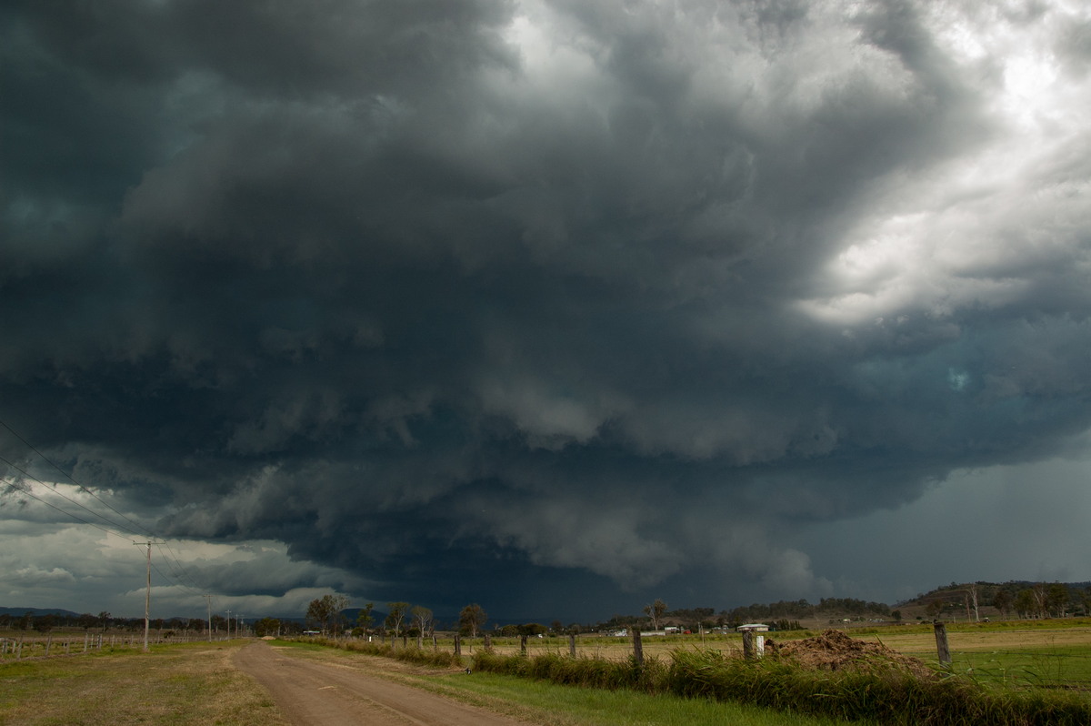 cumulonimbus supercell_thunderstorm : Beaudesert, QLD   16 November 2008