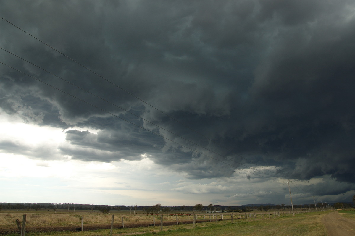 cumulonimbus thunderstorm_base : Beaudesert, QLD   16 November 2008