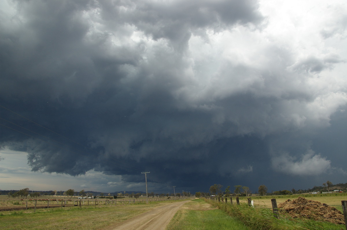 cumulonimbus thunderstorm_base : Beaudesert, QLD   16 November 2008