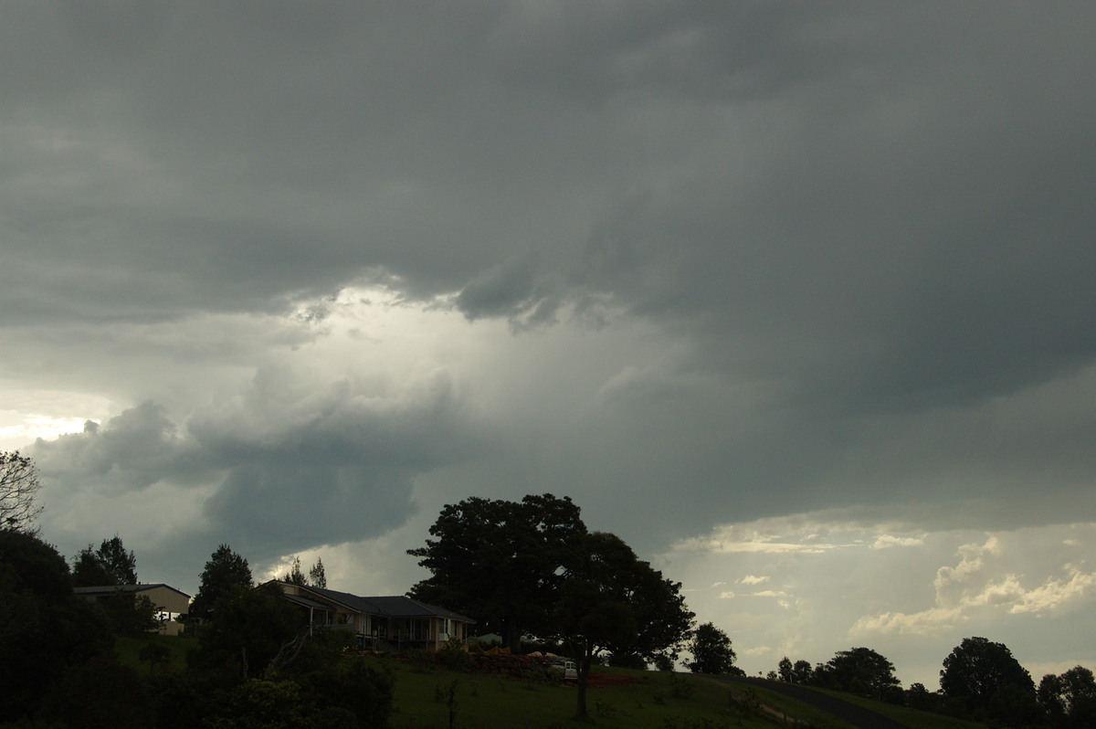 cumulonimbus thunderstorm_base : McLeans Ridges, NSW   3 December 2008