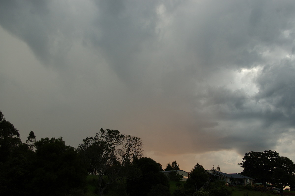 cumulonimbus thunderstorm_base : McLeans Ridges, NSW   6 December 2008