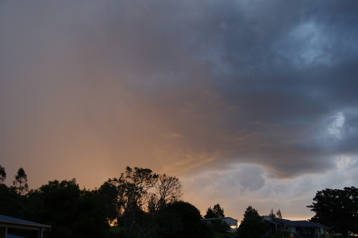 cumulonimbus thunderstorm_base : McLeans Ridges, NSW   6 December 2008