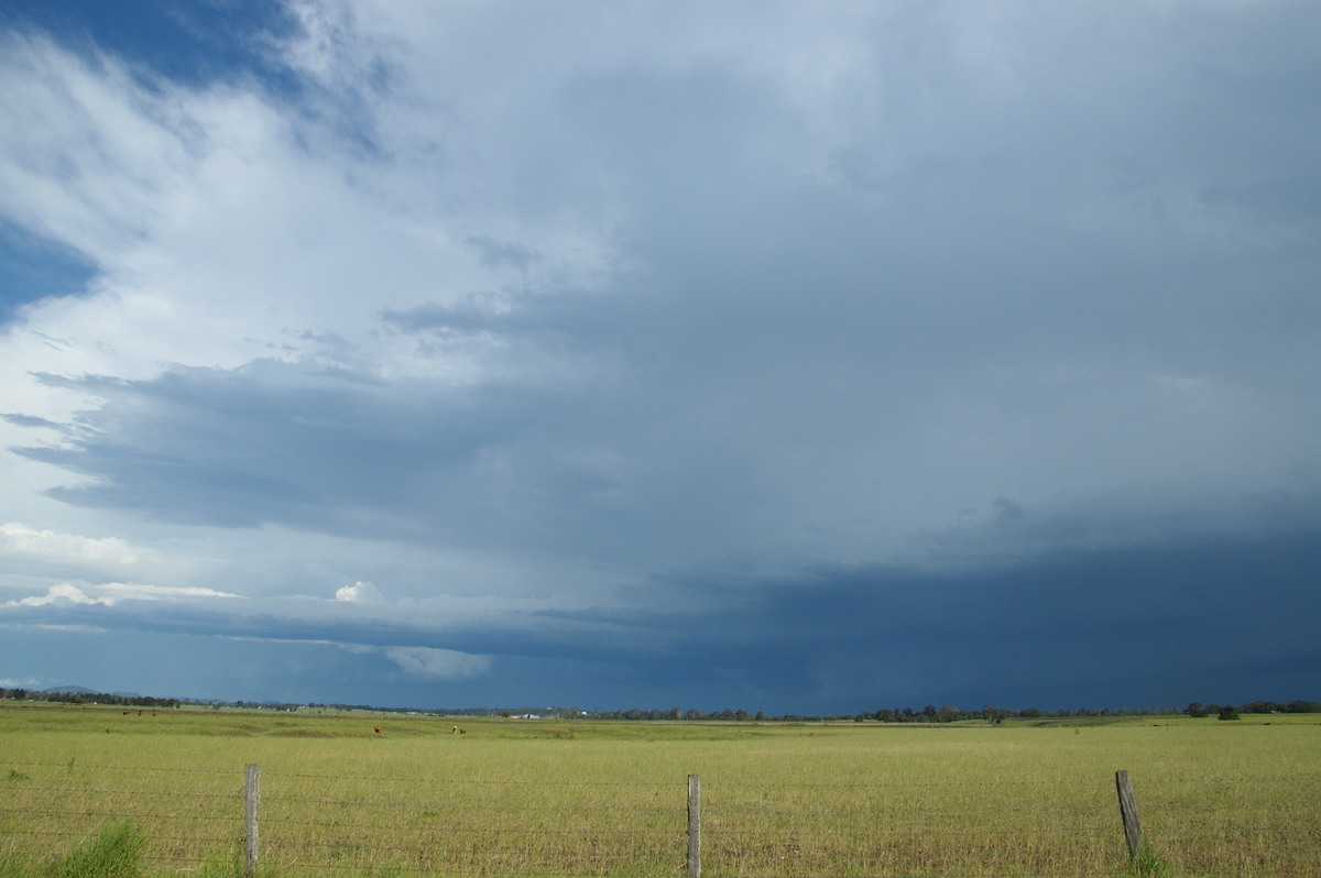 cumulonimbus thunderstorm_base : N of Casino, NSW   24 December 2008