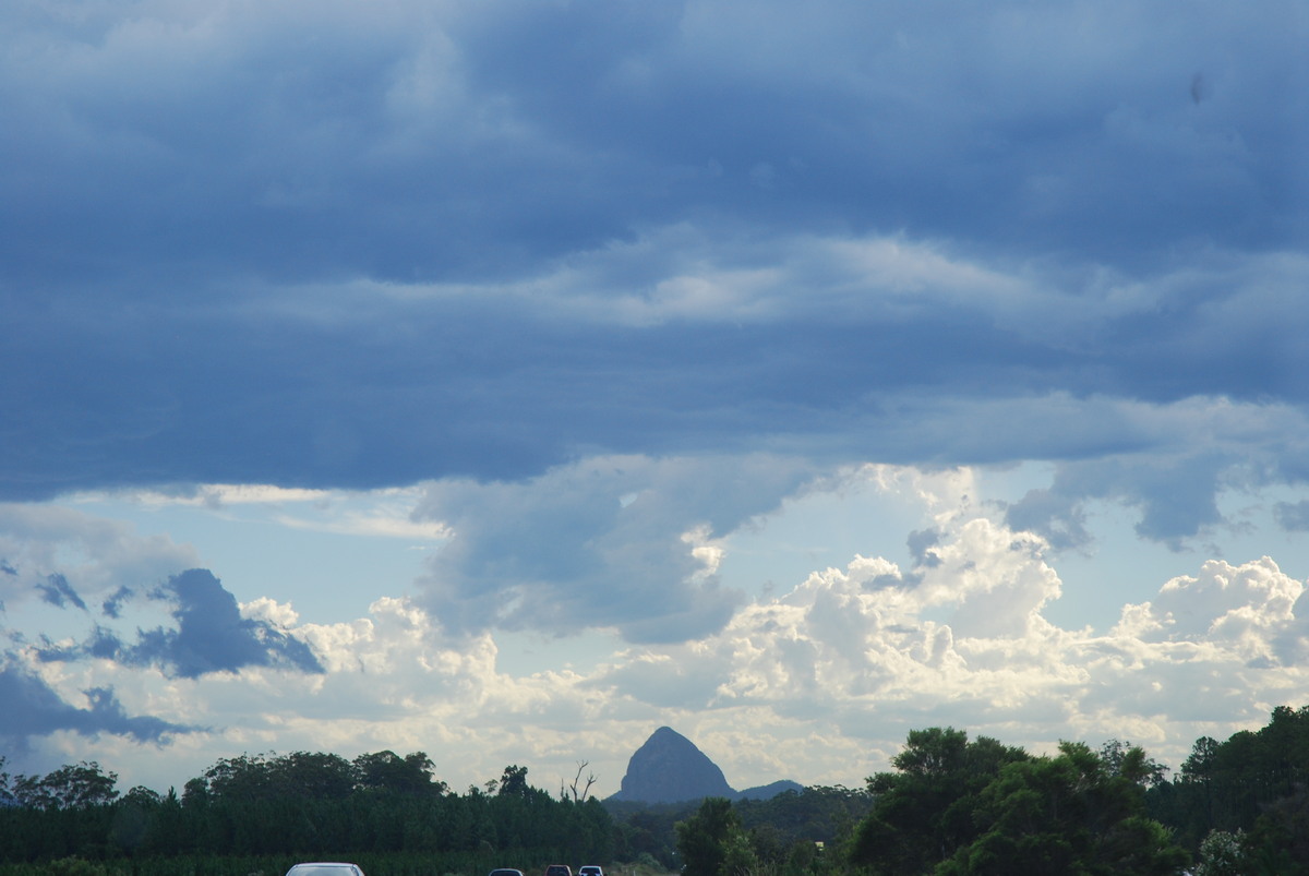 cumulonimbus thunderstorm_base : Sunshine Coast, QLD   30 December 2008