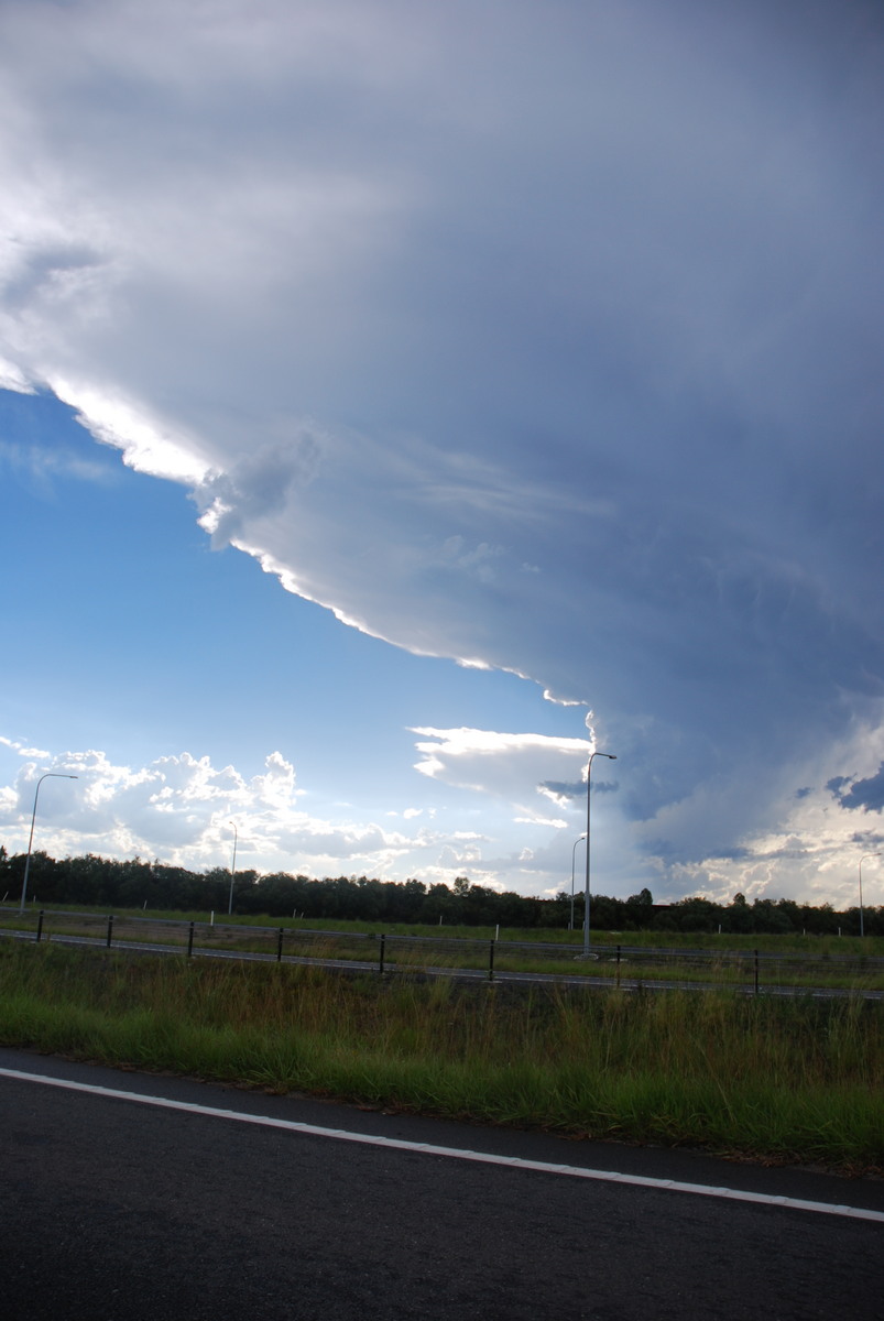 thunderstorm cumulonimbus_incus : Sunshine Coast, QLD   30 December 2008