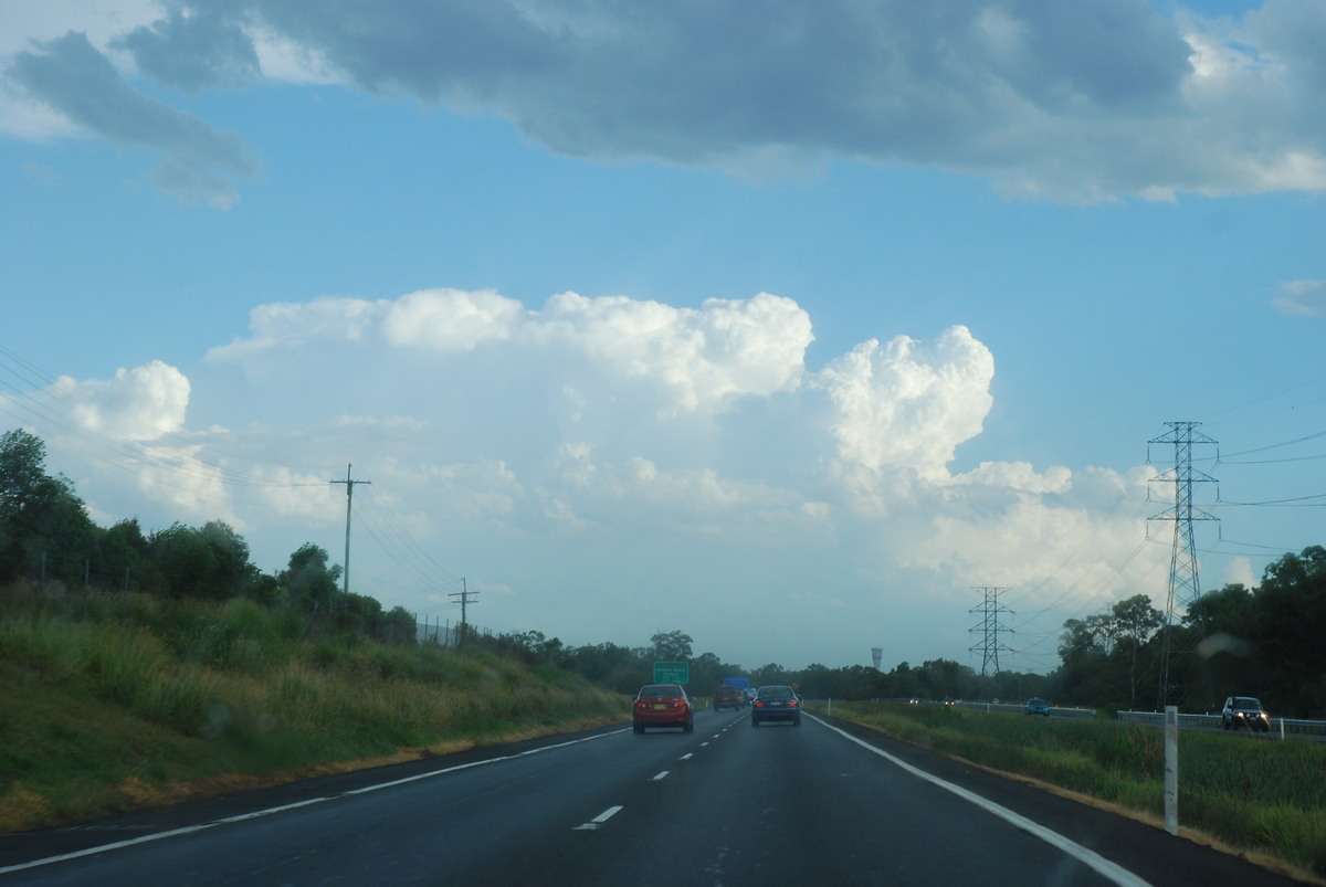 thunderstorm cumulonimbus_incus : Sunshine Coast, QLD   30 December 2008