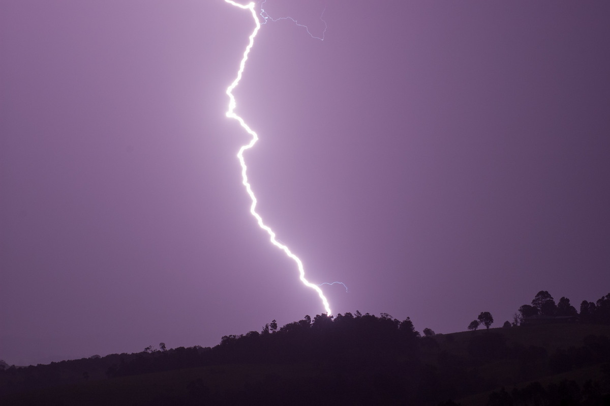 lightning lightning_bolts : McLeans Ridges, NSW   1 January 2009