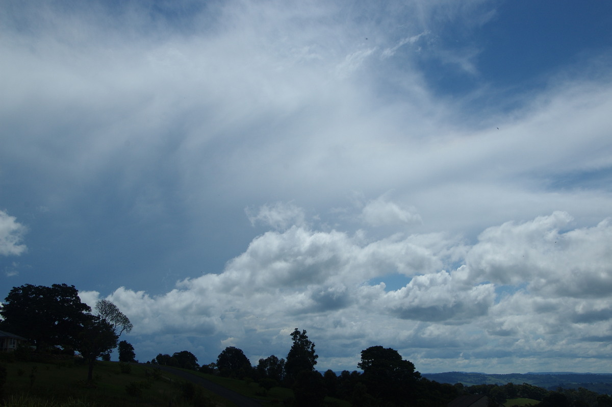 anvil thunderstorm_anvils : McLeans Ridges, NSW   19 February 2009