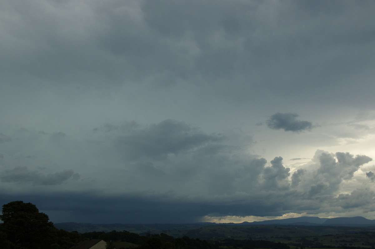 cumulonimbus thunderstorm_base : McLeans Ridges, NSW   19 February 2009