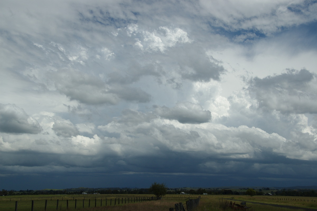 cumulonimbus thunderstorm_base : N of Casino, NSW   16 March 2009