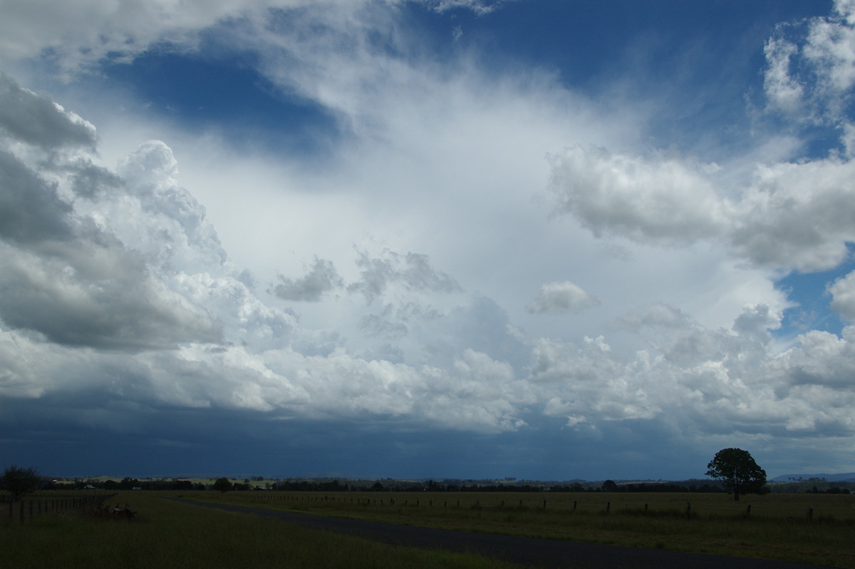 thunderstorm cumulonimbus_incus : N of Casino, NSW   16 March 2009