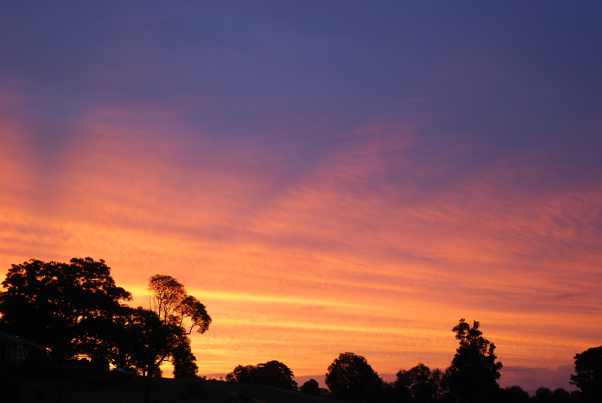 sunset sunset_pictures : McLeans Ridges, NSW   18 March 2009