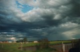 Cloud obscuring view to the main supercell W of Branxton