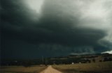 base structure with hail curtain 6:08pm 30km W of Glen Innes