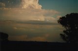 wall cloud still prominent south of Schofields 5:55pm